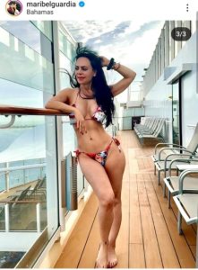 Antes y después de Maribel Guardia en bikini