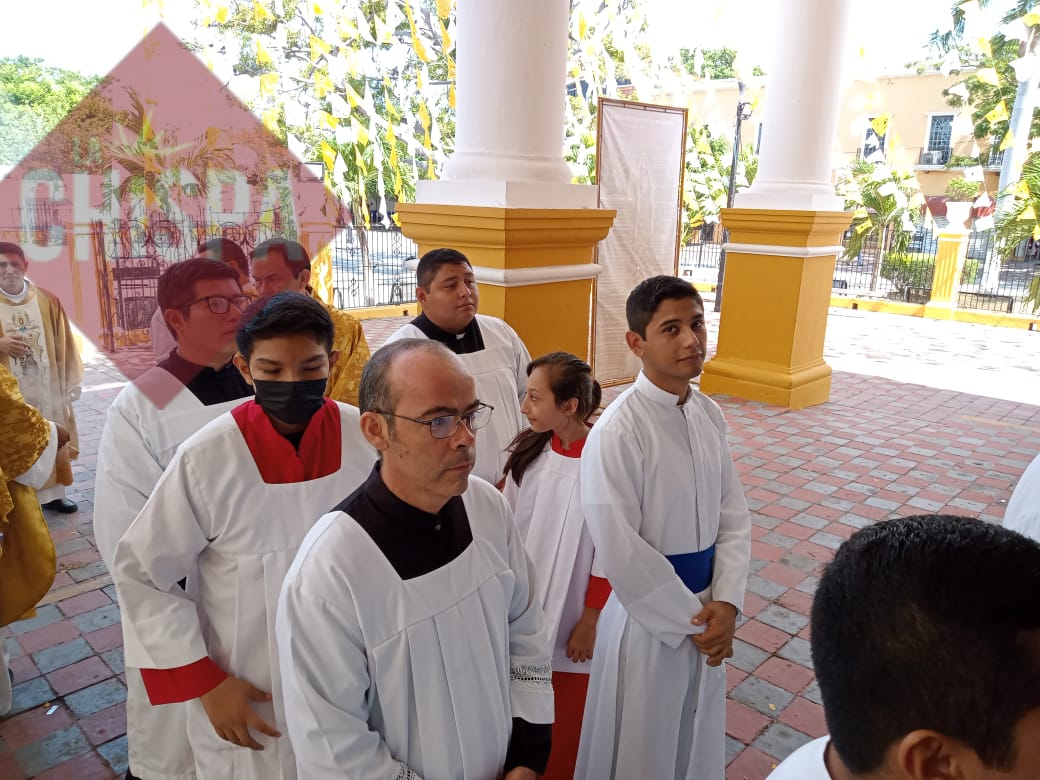 Unos 16 seminaristas de Seminario Mayor de Campeche visitaron el Santuario Mariano de "Nuestra Señora del Carmen"