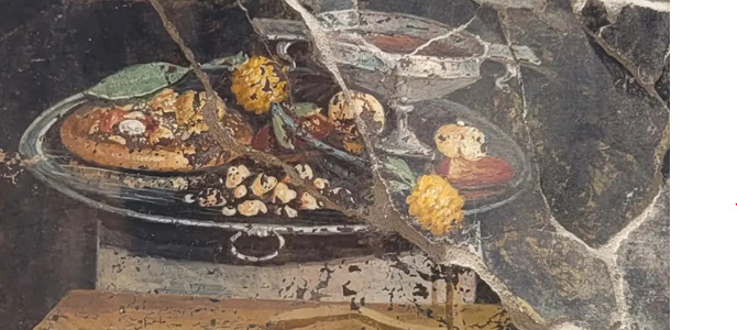 mural de Pompeya han descubierto una pizza