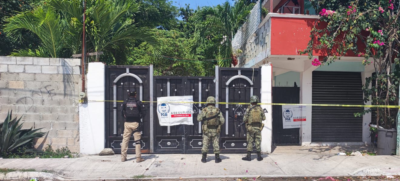 Efectua FGE Quintana Roo orden de cateo y asegura diversas drogas en un inmueble de Chetumal