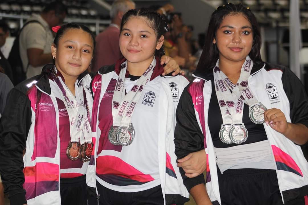 Las atletas sumaron 14 preseas más: seis de plata y ocho de bronce.