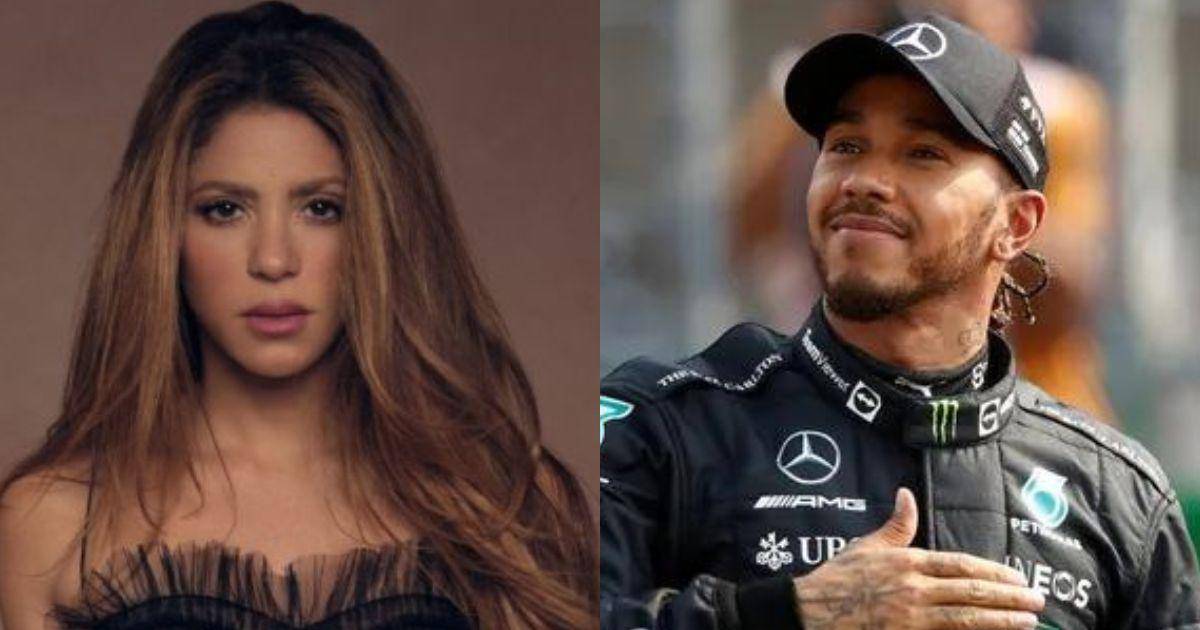 Shakira y Lewis Hamilton reavivan los rumores de romance