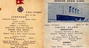 ¿Cuál fue la última cena en el Titanic?