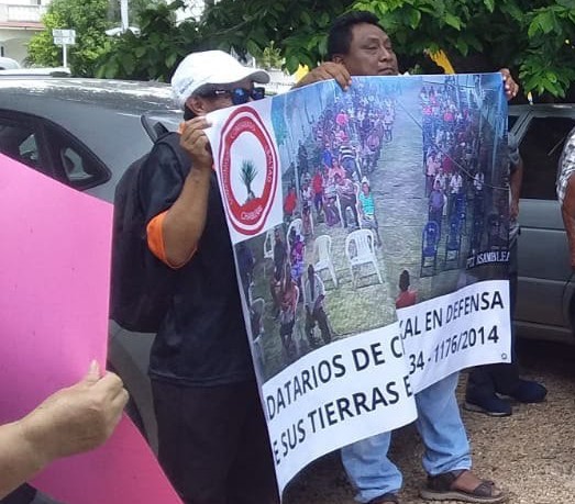 pobladores de Chablekal rechazan a Indignación  