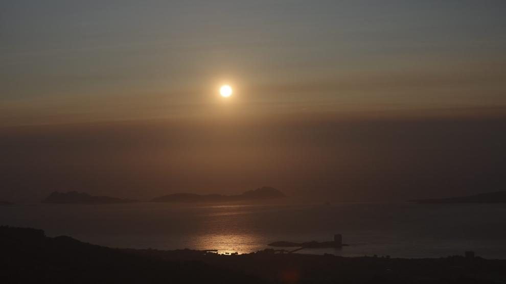 humo de Canadá llega a Galicia