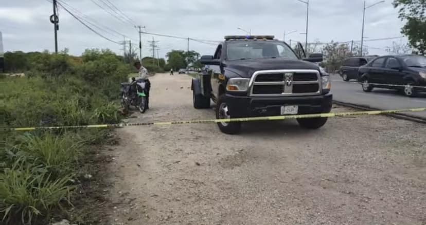 Motociclista sin vida en Mérida es hallado en kilometro 23