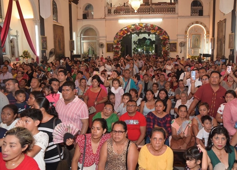 Artistas locales le llevaron mañanitas a la Virgen del Carmen