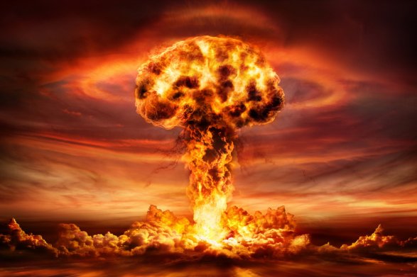 material creado por una explosión nuclear