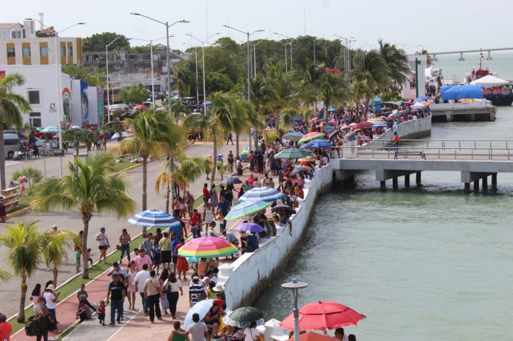 Más de 40 mil personas han visitado a la Virgen del Carmen por las fiestas patronales de Ciudad del Carmen