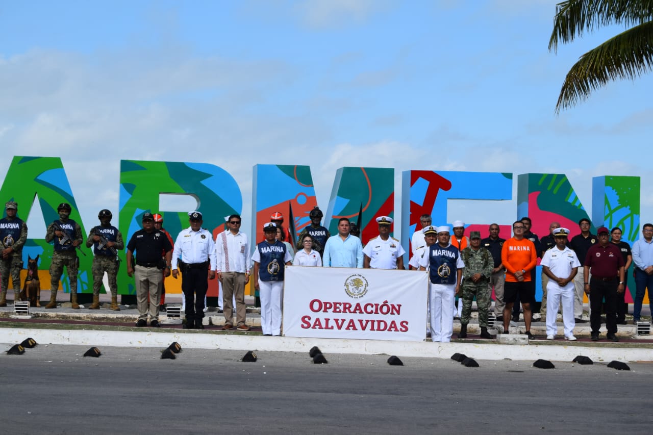 Inicia Plan Marina “Operación Salvavidas, Verano 2023”, en Ciudad del Carmen