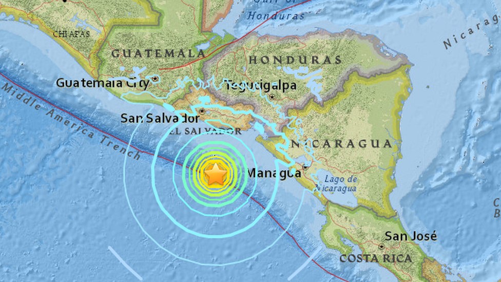 Terremoto sacudió Centroamérica, El Salvador, Costa Rica, Guatemala, Honduras y Nicaragua sintieron el temblor.
