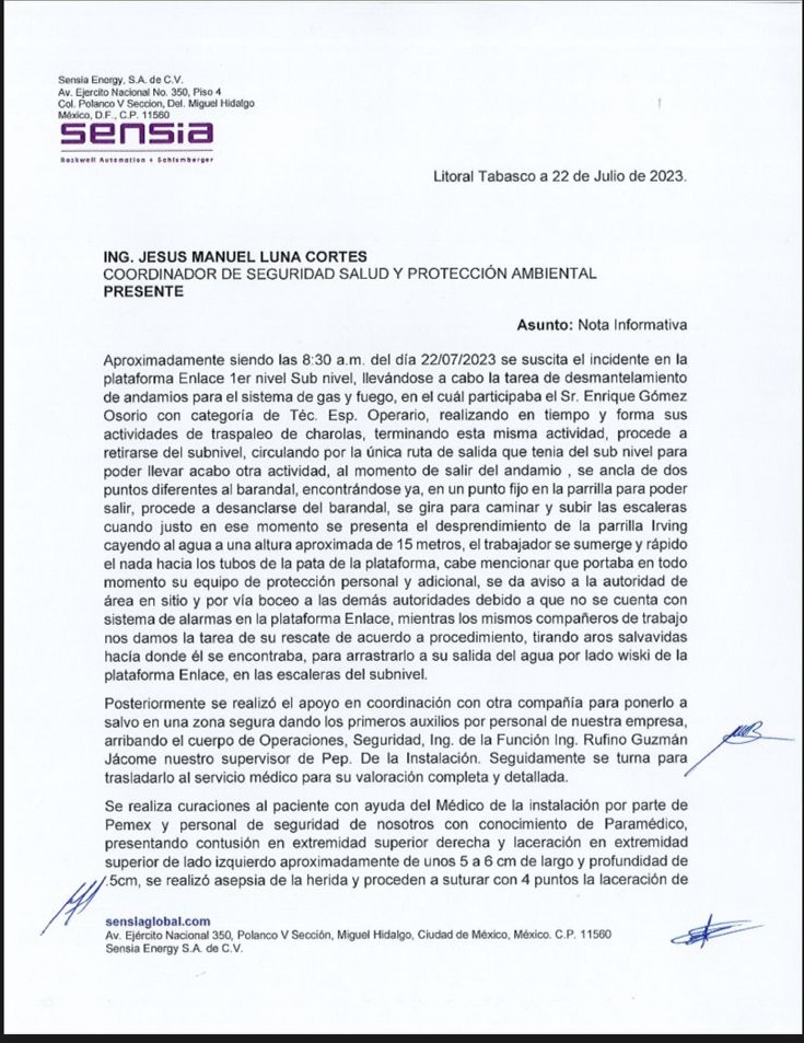 Se caen a pedazos las plataformas marinas de la Sonda de Campeche