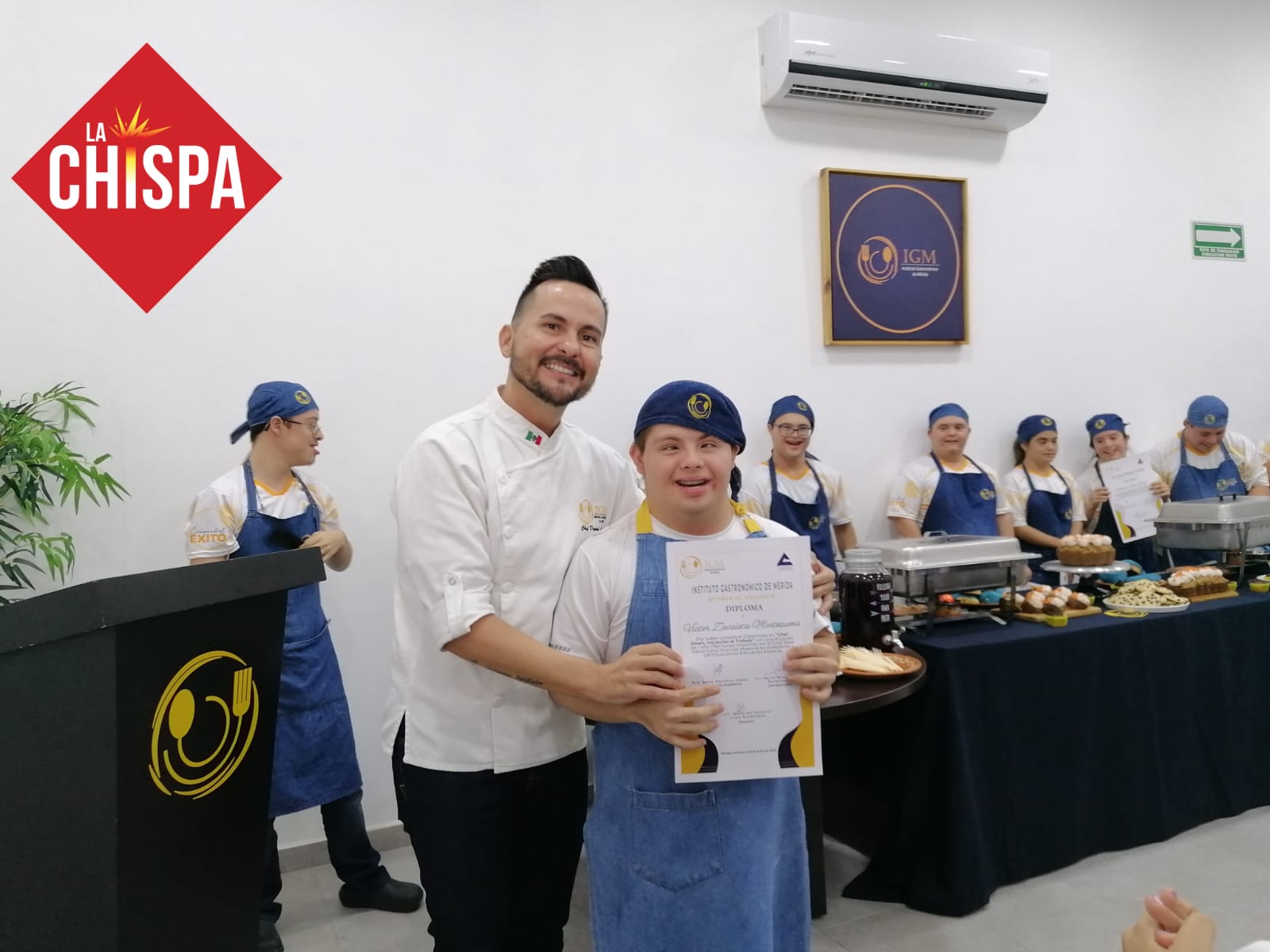 Continuaremos trabajando arduamente para brindar oportunidades de formación inclusivas y de calidad, promoviendo así la igualdad de oportunidades para todos, recalcó Chef David Arturo Luna Maldonado