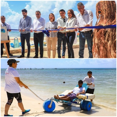 Se ha inaugurado una nueva playa inclusiva "Pelícanos" en Playa del Carmen.