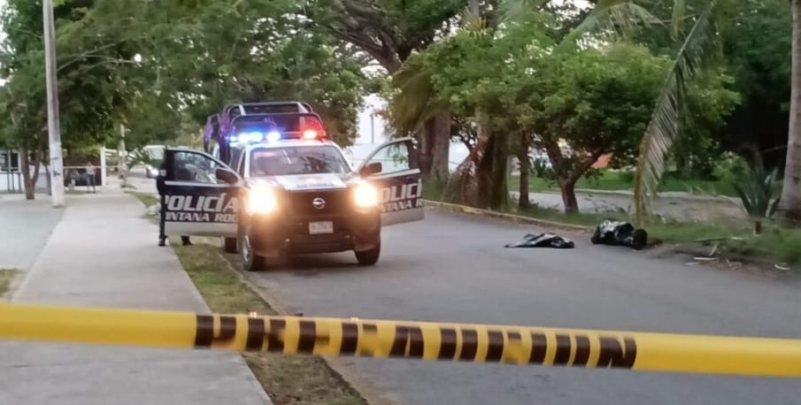 Dejan un cuerpo embolsado en el fraccionamiento Barrio Maya de Cancún