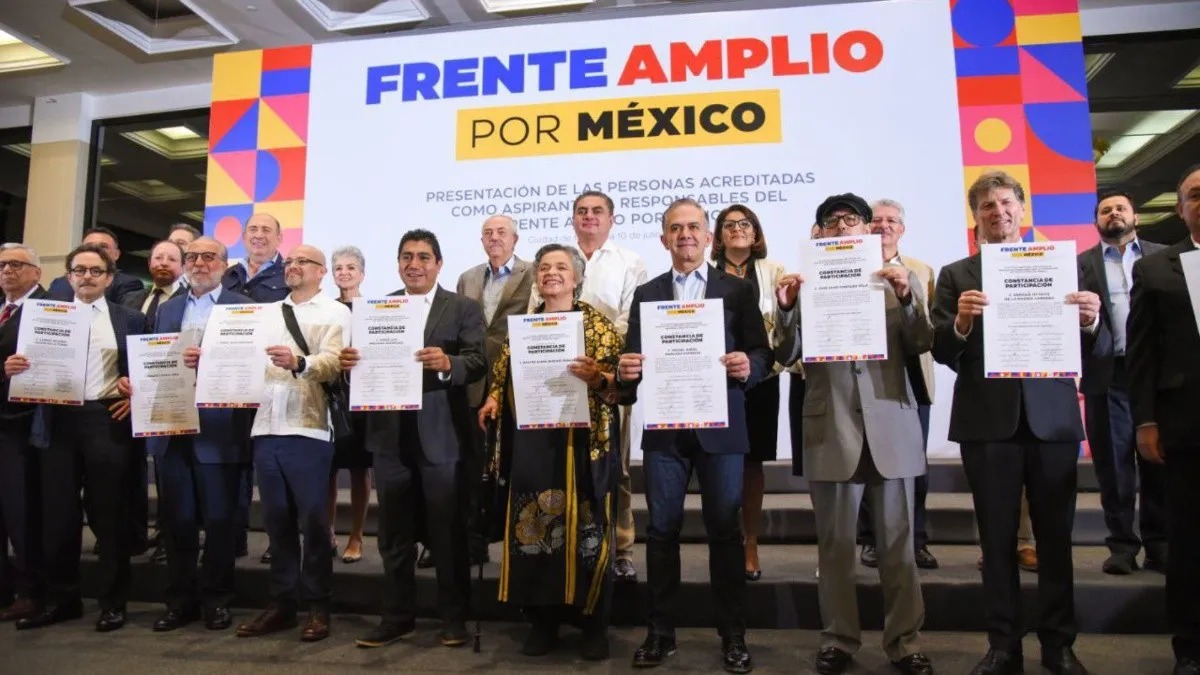 Inicia segunda fase para aspirantes del Frente Amplio por México