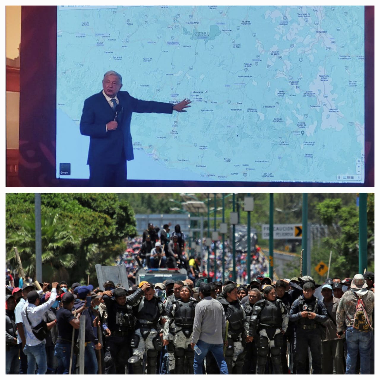 “No se dejen manipular por el crimen organizado”, pide AMLO a habitantes de Chilpancingo
