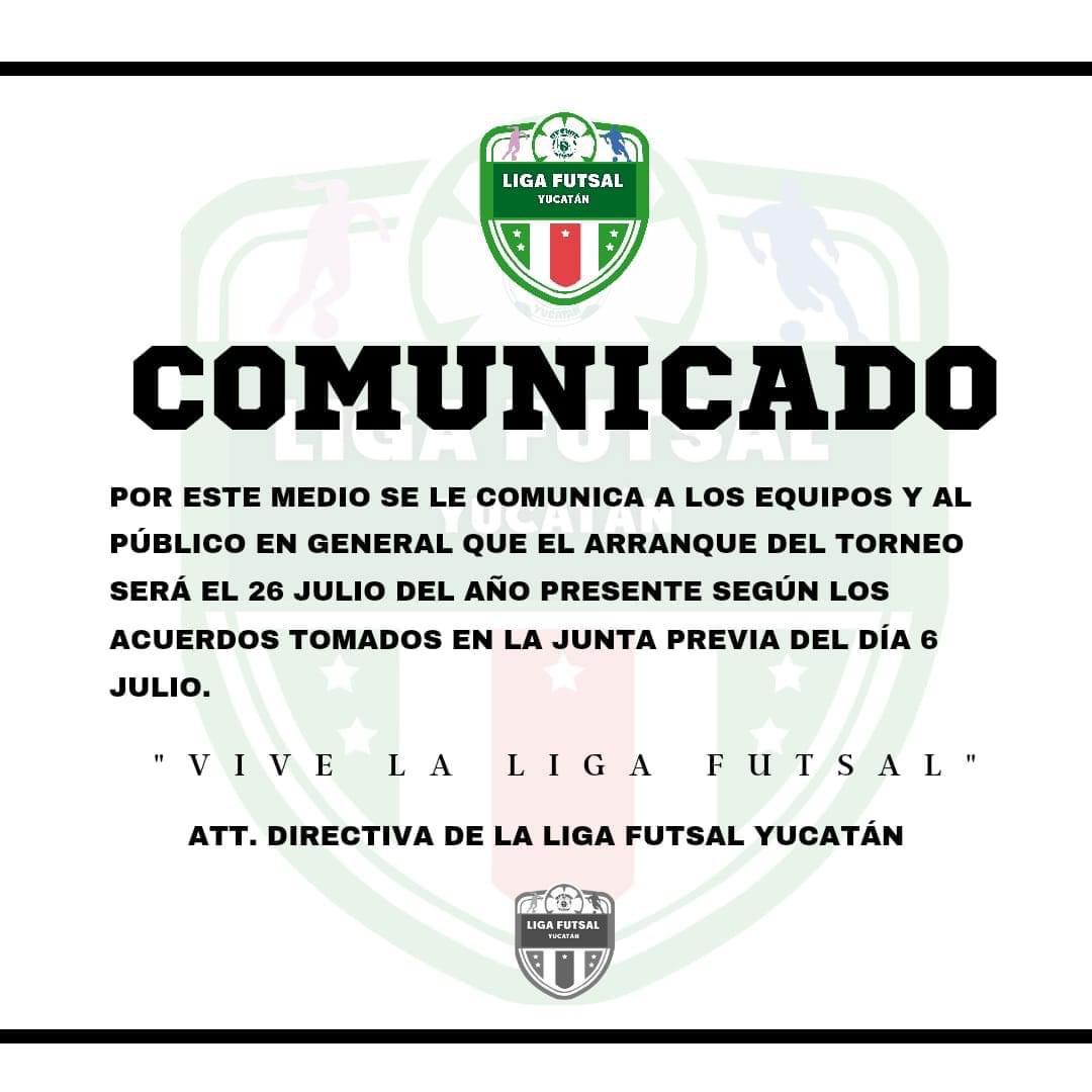 Se pospone arranque de liga estatal de Futsal Yucatán