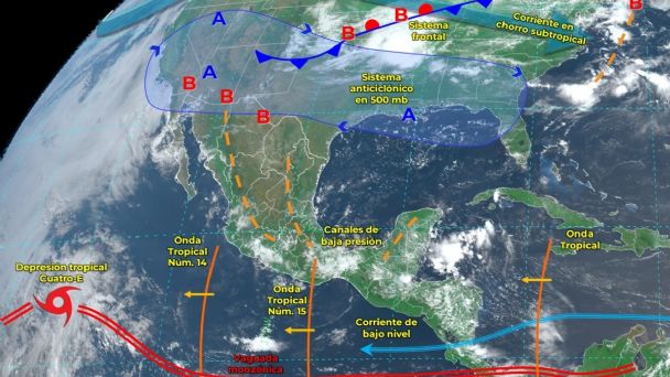 Pronostico del clima 22 de julio,