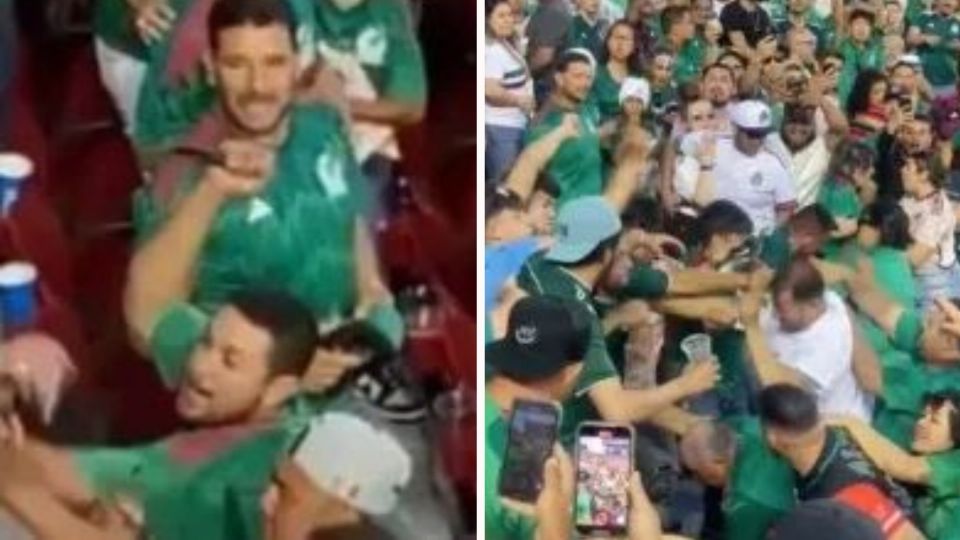 Pelea en el México contra Qatar dejo un herido de gravedad