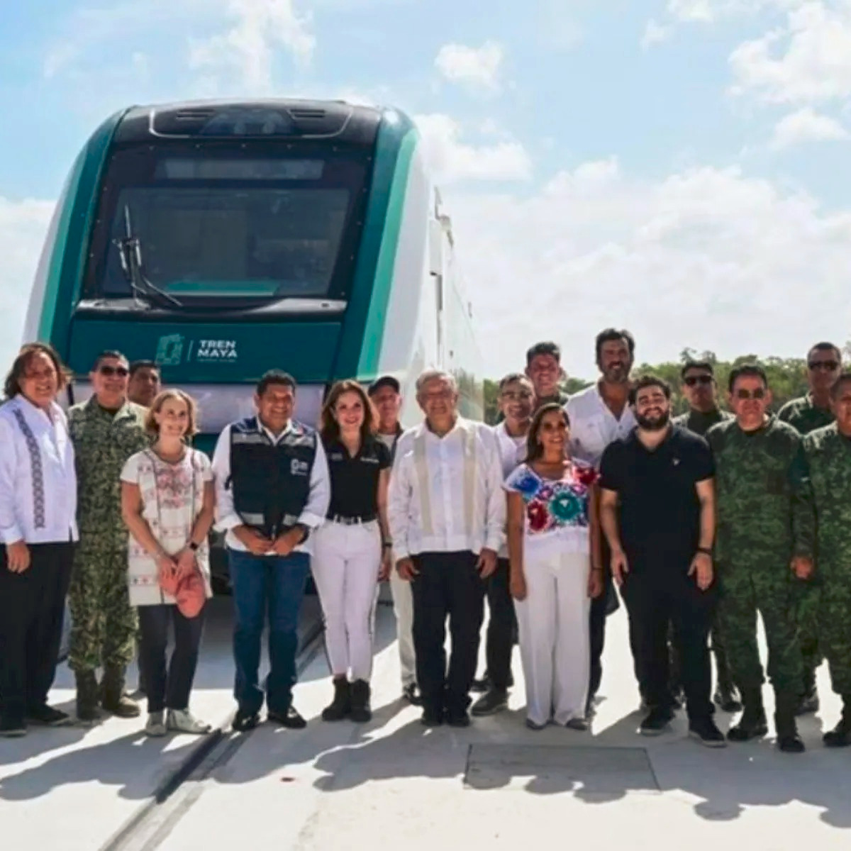 Tren Maya llega a Cancún