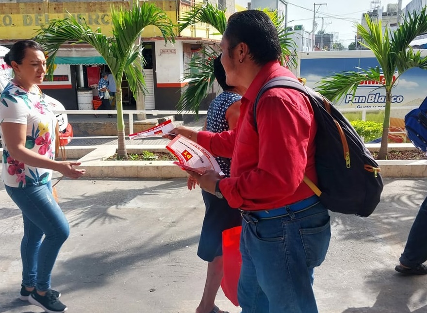 El PT rebasará la meta de afiliaciones: en el municipio del Carmen