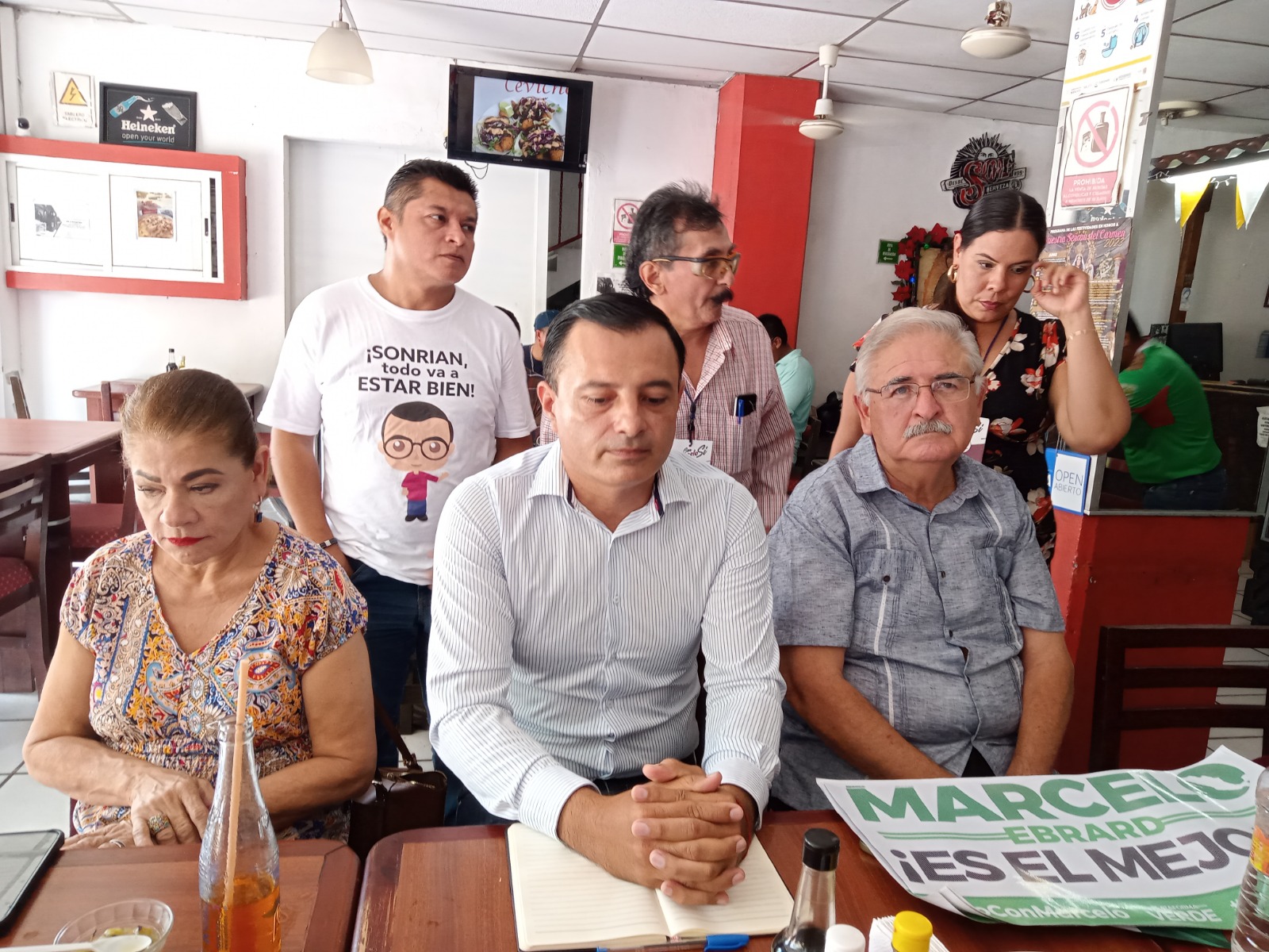 Coordinadores de movimientos en apoyo a Marcelo Ebrard del municipio del Carmen calificaron de injusta la sanción que le aplicó el INE