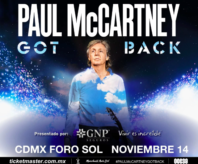 Concierto de Paul McCartney en México: Fecha y precios