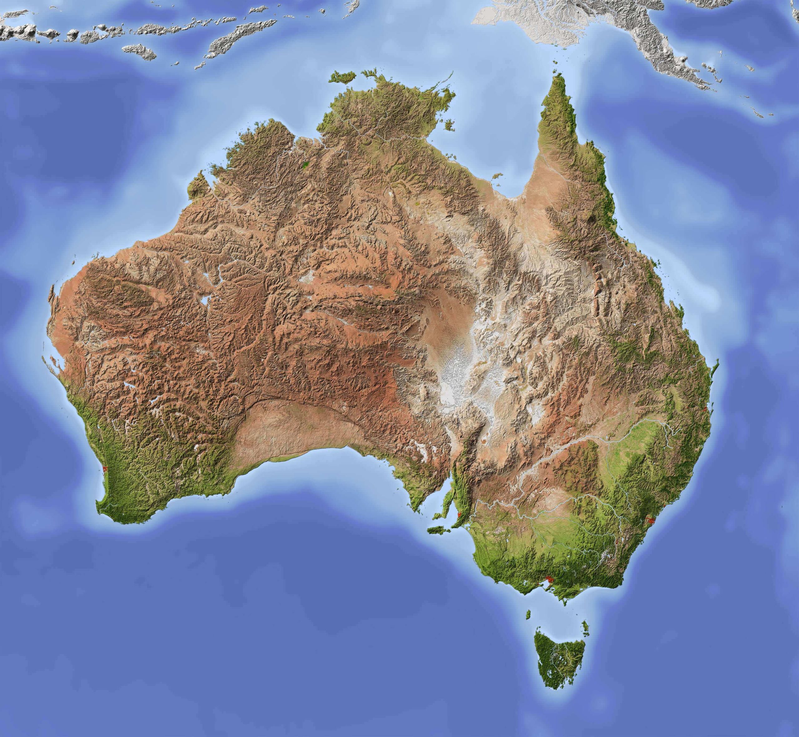 Investigaciones geofísicas en Australia