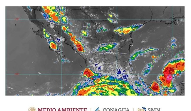 Hilary provocará lluvias intensas en Guerrero, Michoacán y Oaxaca