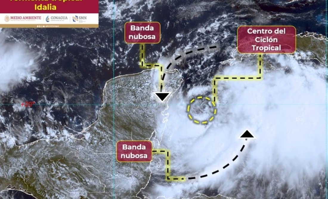 Alerta en Quintana Roo por Tormenta Tropical"Idalia"