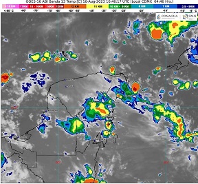 Clima de Quintana Roo hoy 16 de agosto del 2023