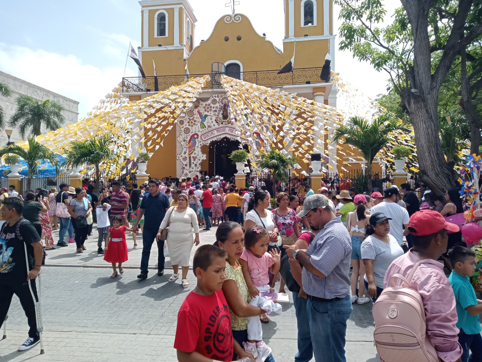 Aumentó en un 100% la visita a la Virgen del Carmen en la pasada Feria de Julio