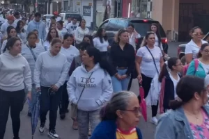 En Fresnillo se realizó una “rodada” en protesta por la desaparición de Víctor, su sobrino y las otras dos personas