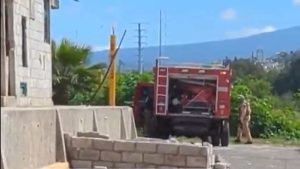 La construcción se ubica en las cercanías de una barranca en San Jerónimo Caleras