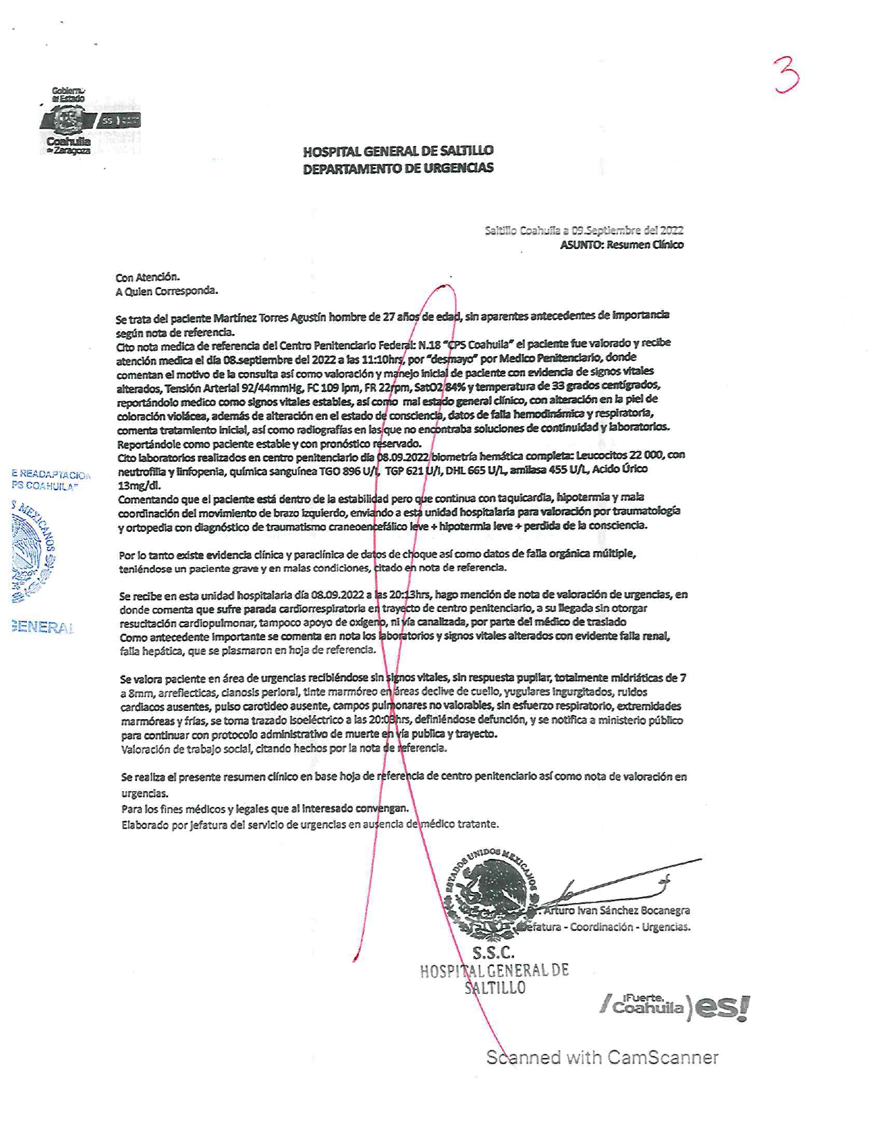 Suman dos “muertes sospechosas” más en penal de Ramos Arizpe