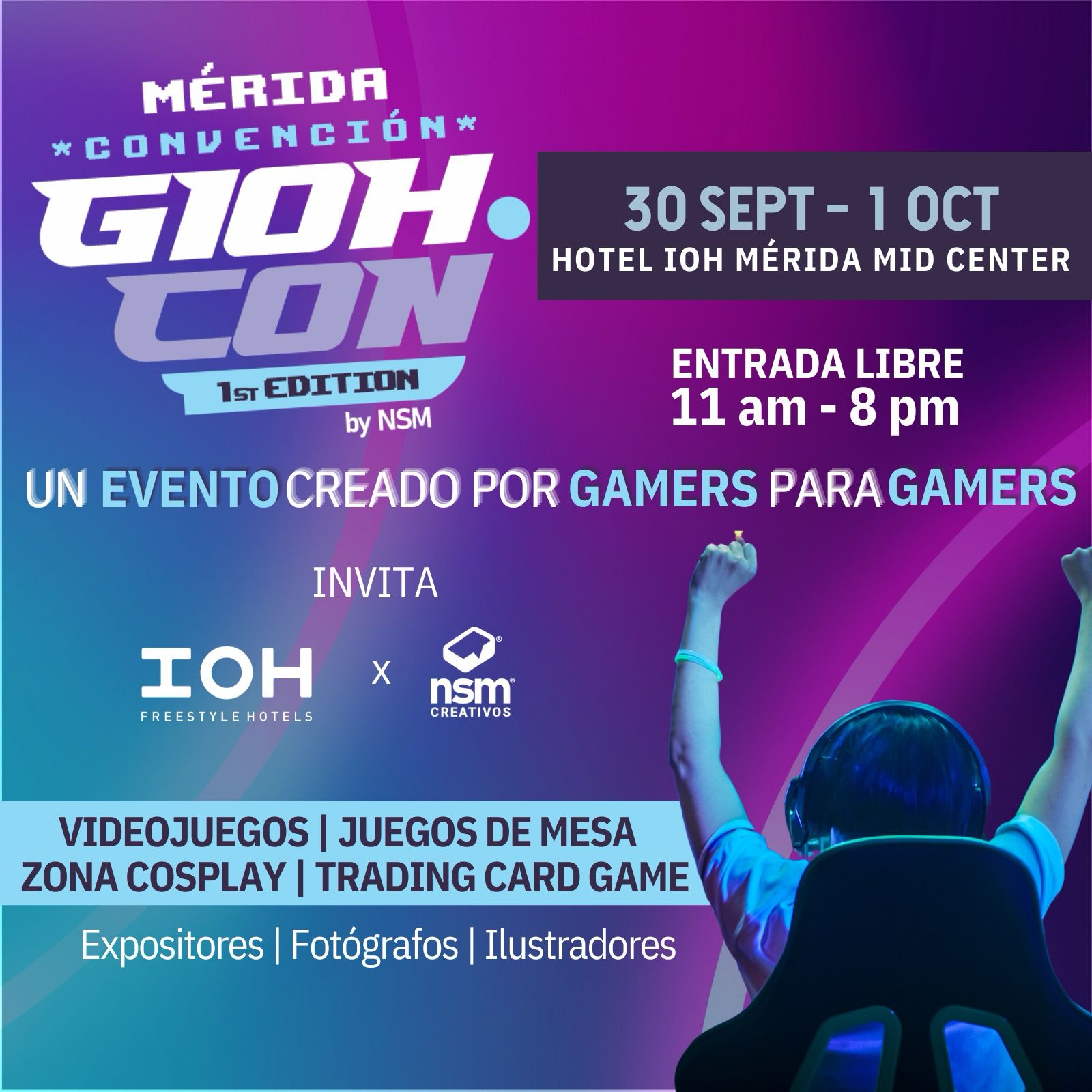 Presentación del Evento GIOH•CON 2023 en el Hotel IOH Mérida MID Center*