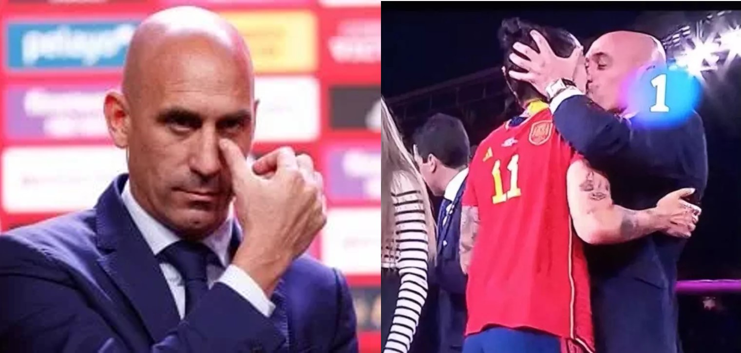 Luis Rubiales renunció como presidente de la Federación Española de Futbol tras besar a Jenni Hermoso