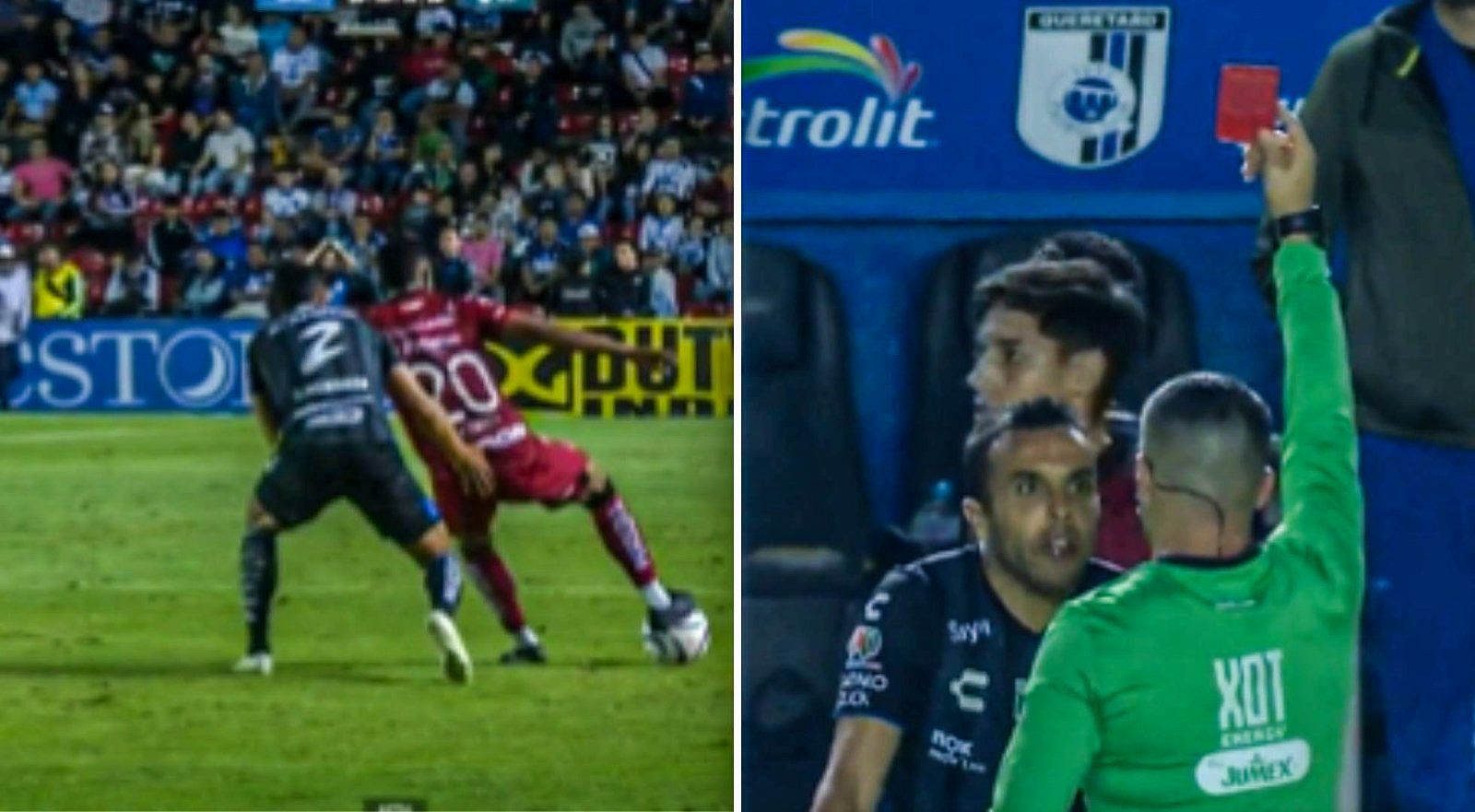 Jugador de Querétaro expulsado frente a Atlas ya fue sancionado