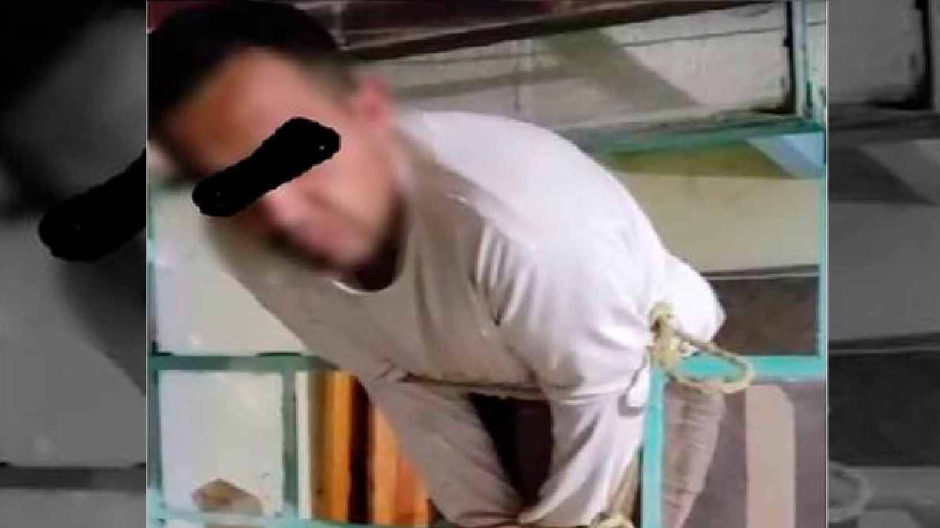 Ladrón fue amarrado a una ventana en Hidalgo; intentaba huir con equipo de trabajo