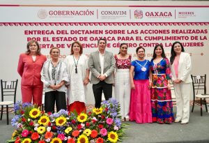Conavim entrega dictamen de AVGM en Oaxaca