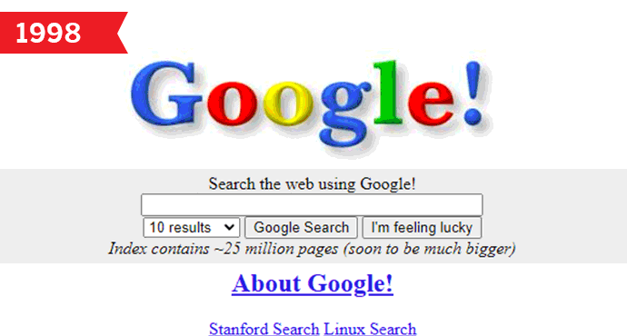 Google cumple 25 años