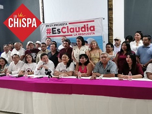 El Pueblo decidió #EsClaudia, la Red #EsClaudia hace un llamado a la unidad dentro de Morena en Yucatán.