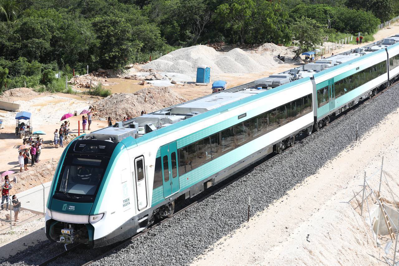 ¿Quienes viajan en el primer recorrido del Tren Maya?