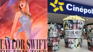 Se estrenó la película "Taylor Swift: The Eras Tour", un evento que atrajo a los cines a miles de admiradores de la cantante.