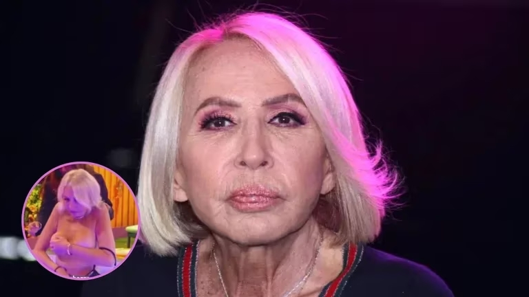 Laura Bozzo hace topless