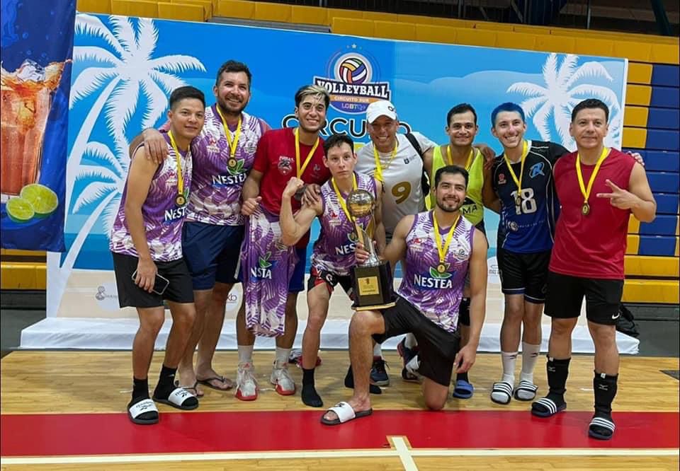 Mexas de Quintana Roo gana el Primer Circuito Nacional de Vóleibol LGTBQ+ 2023