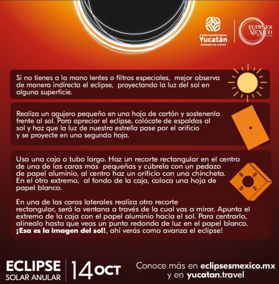 Recomendaciones Para Disfrutar Del Eclipse Solar Anular Y Preservar Su ...