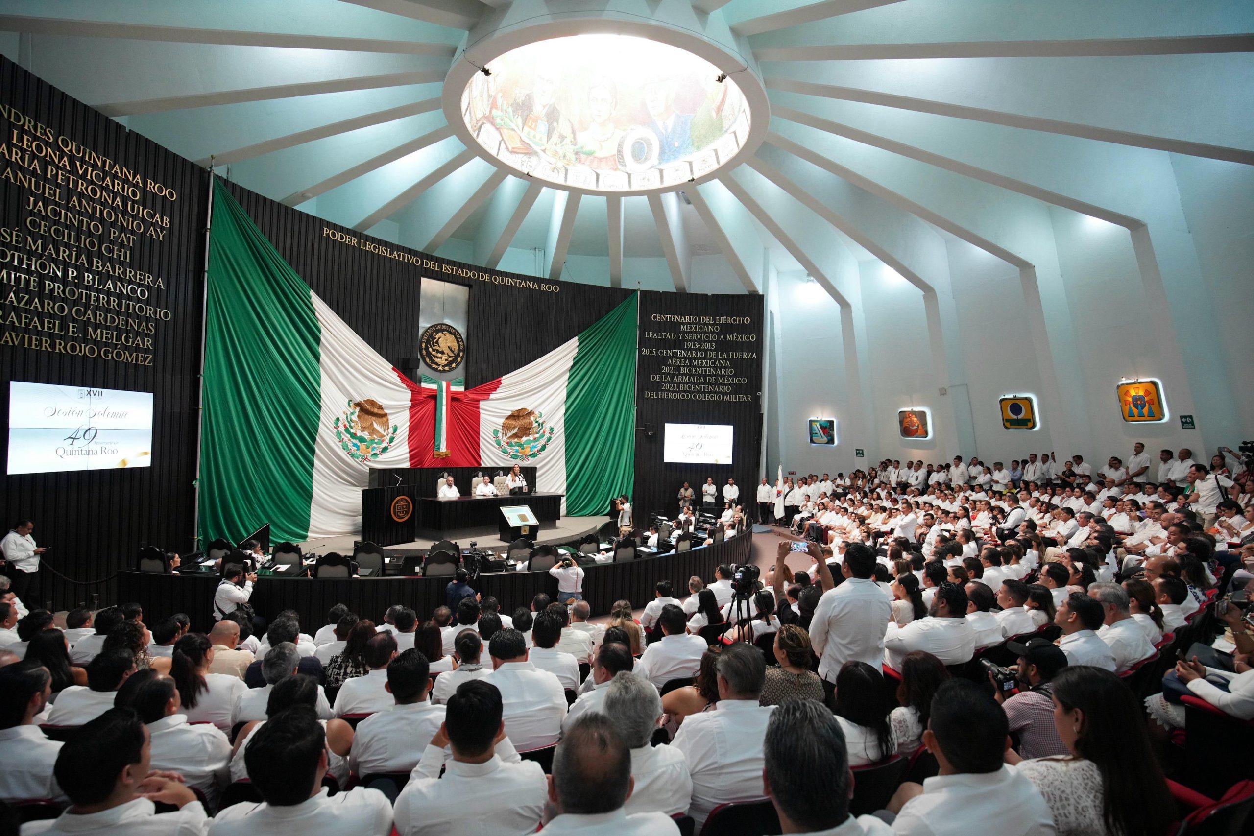 Mara Lezama invitó a los quintanarroenses a trabajar por la libertad