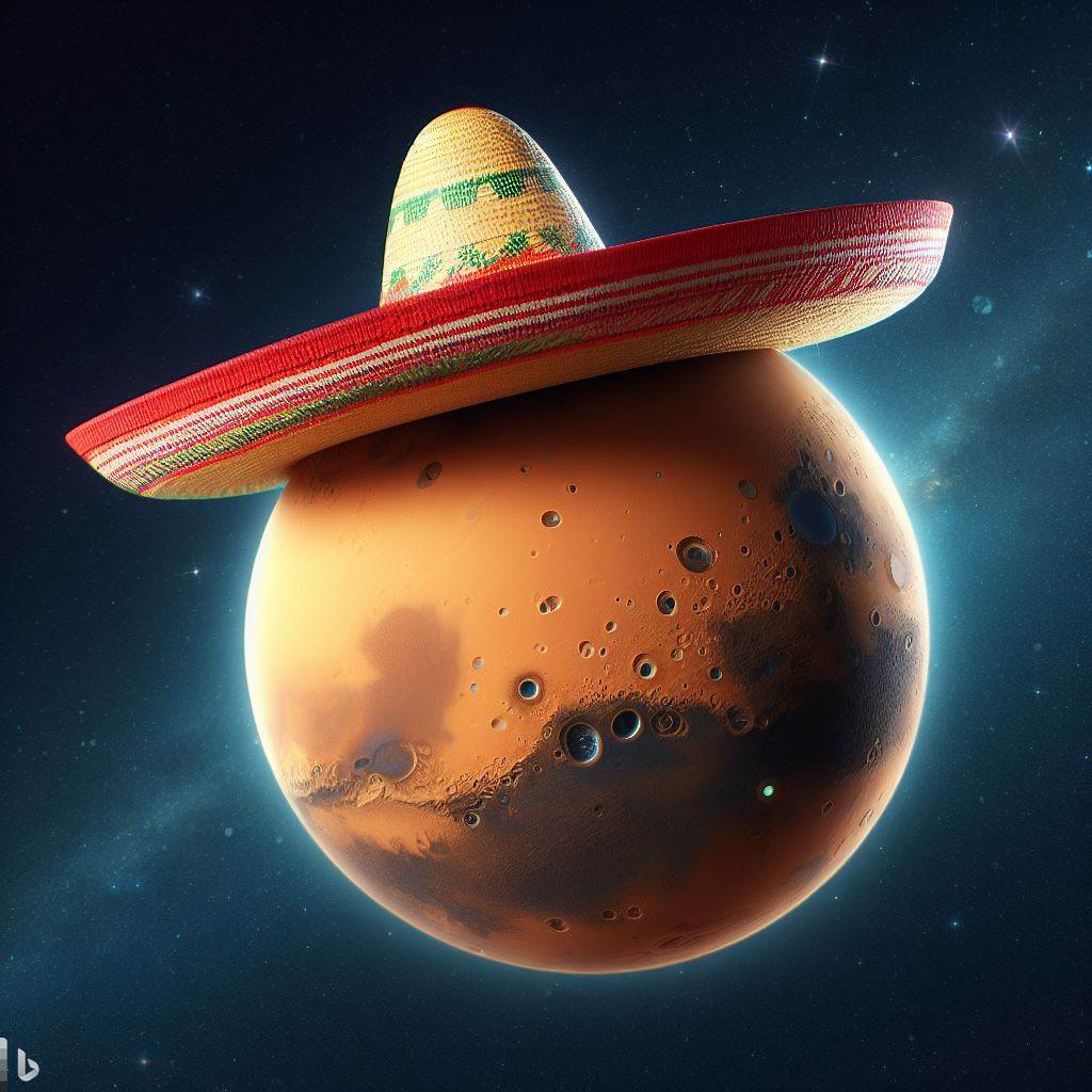 Encuentran un "sombrero Mexicano" en Marte